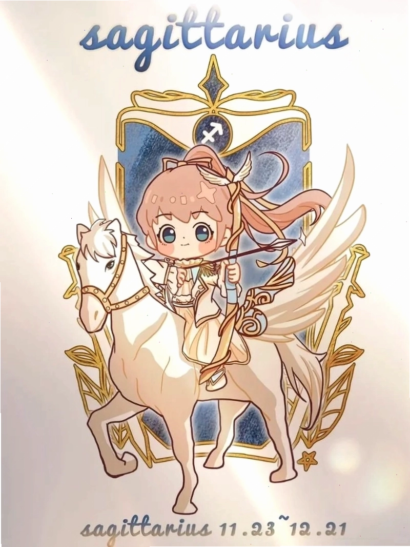 Nhân mã chibi dễ thương mang năng lượng tích cực