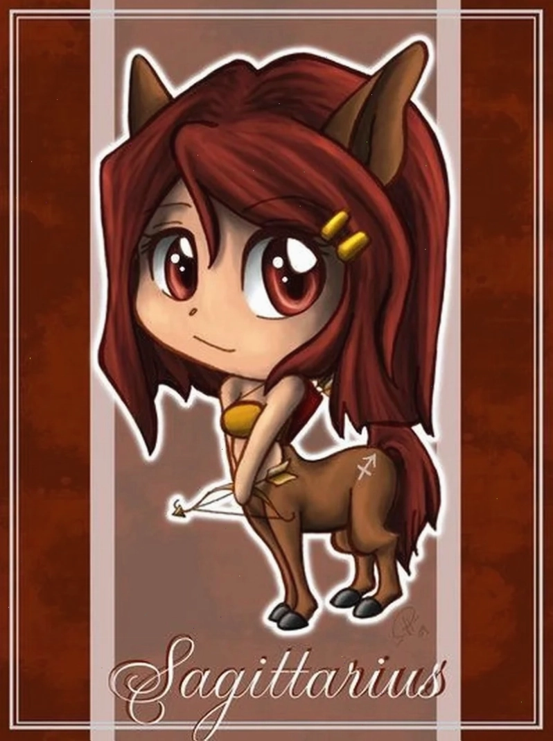 Nhân mã nữ chibi dễ thương