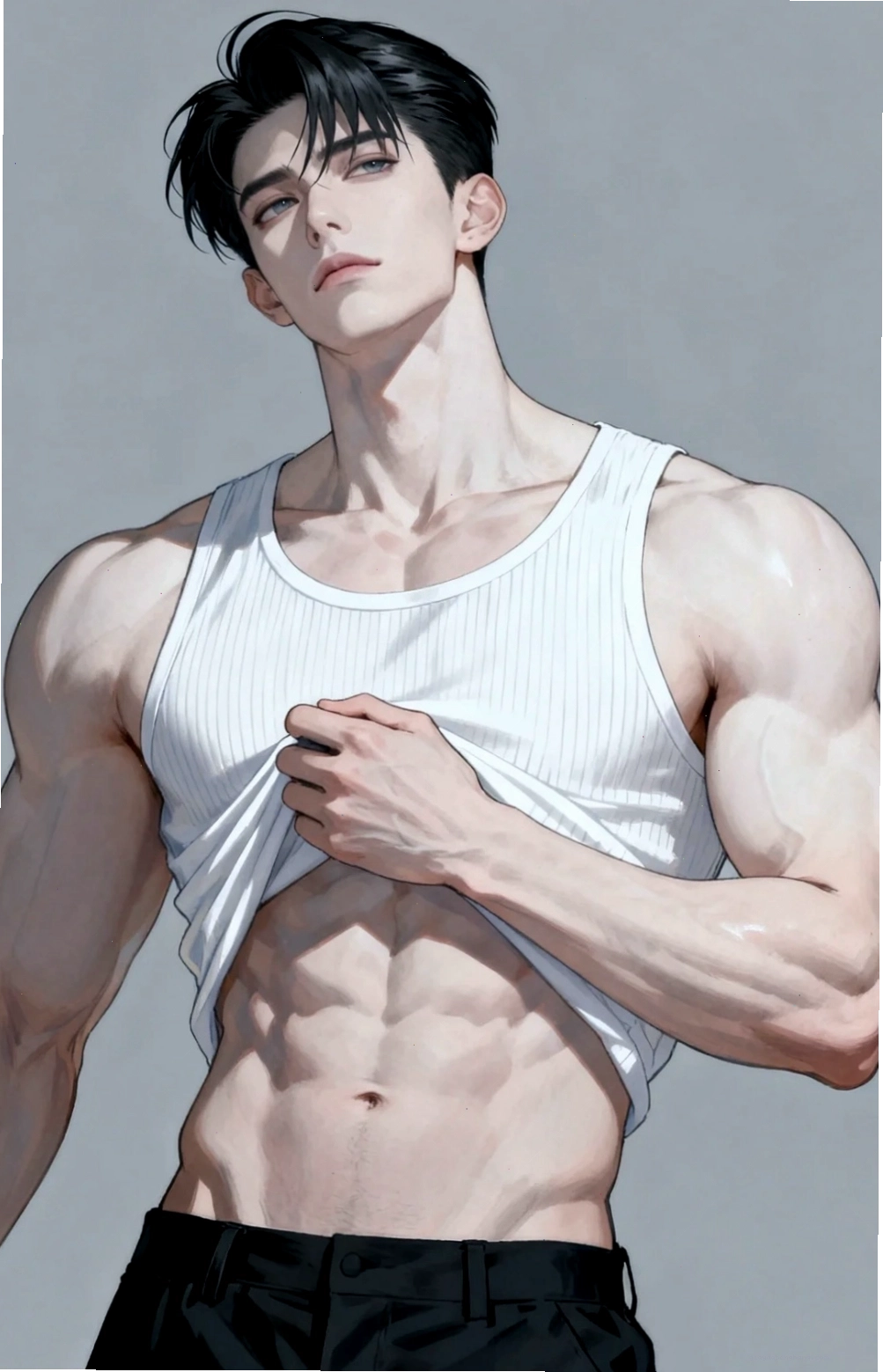 Nhân vật anime nam 6 múi với vẻ đẹp tinh tế và quyến rũ