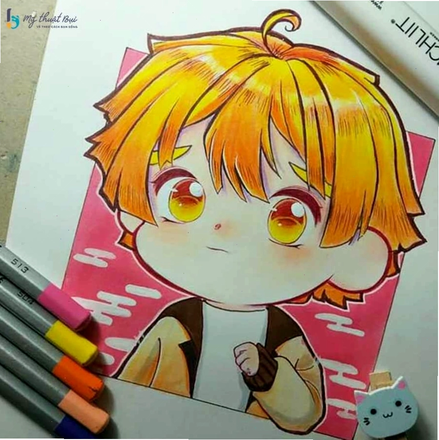 Nhân vật anime nữ chibi mặc bikini