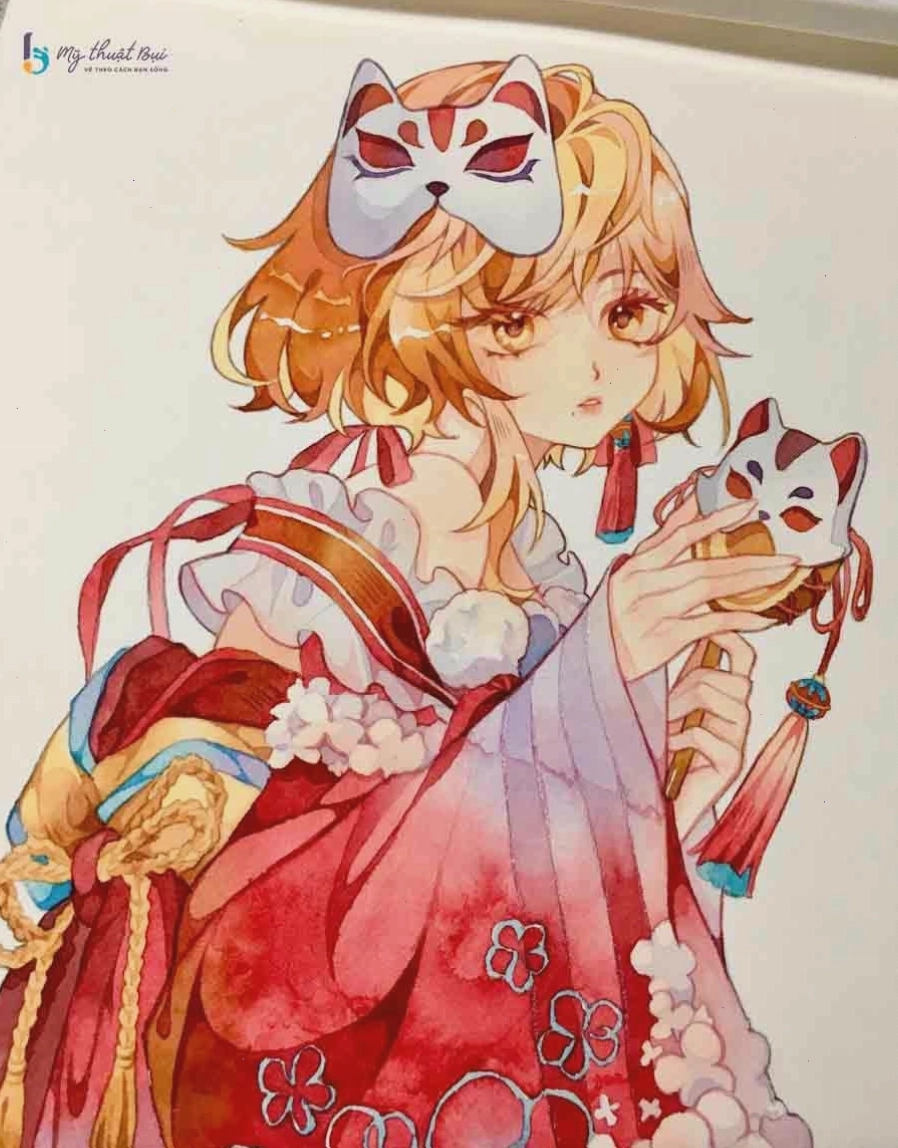 Nhân vật anime nữ với phong cách nghệ thuật độc đáo