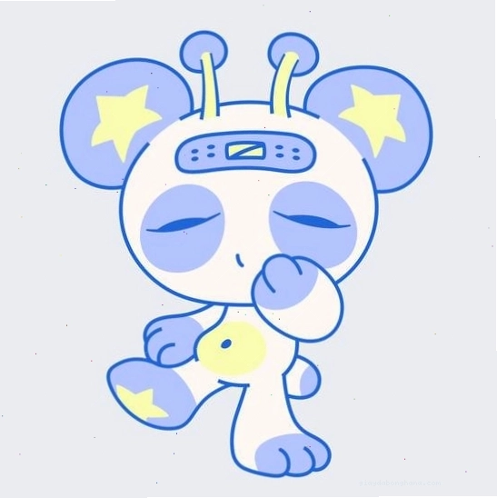 Nhân vật chibi hình người ngoài hành tinh dễ thương
