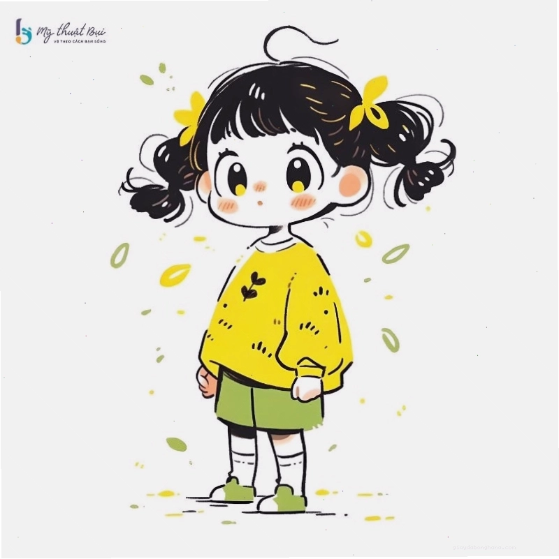 Nhiều hình ảnh chibi nữ dễ thương với các trang phục khác nhau