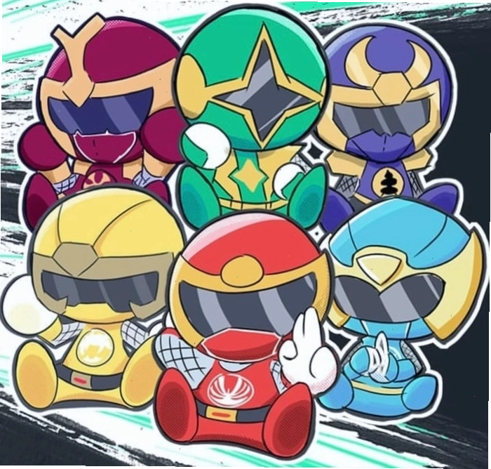 Những hình ảnh 5 Anh Em Siêu Nhân chibi nhìn là mê