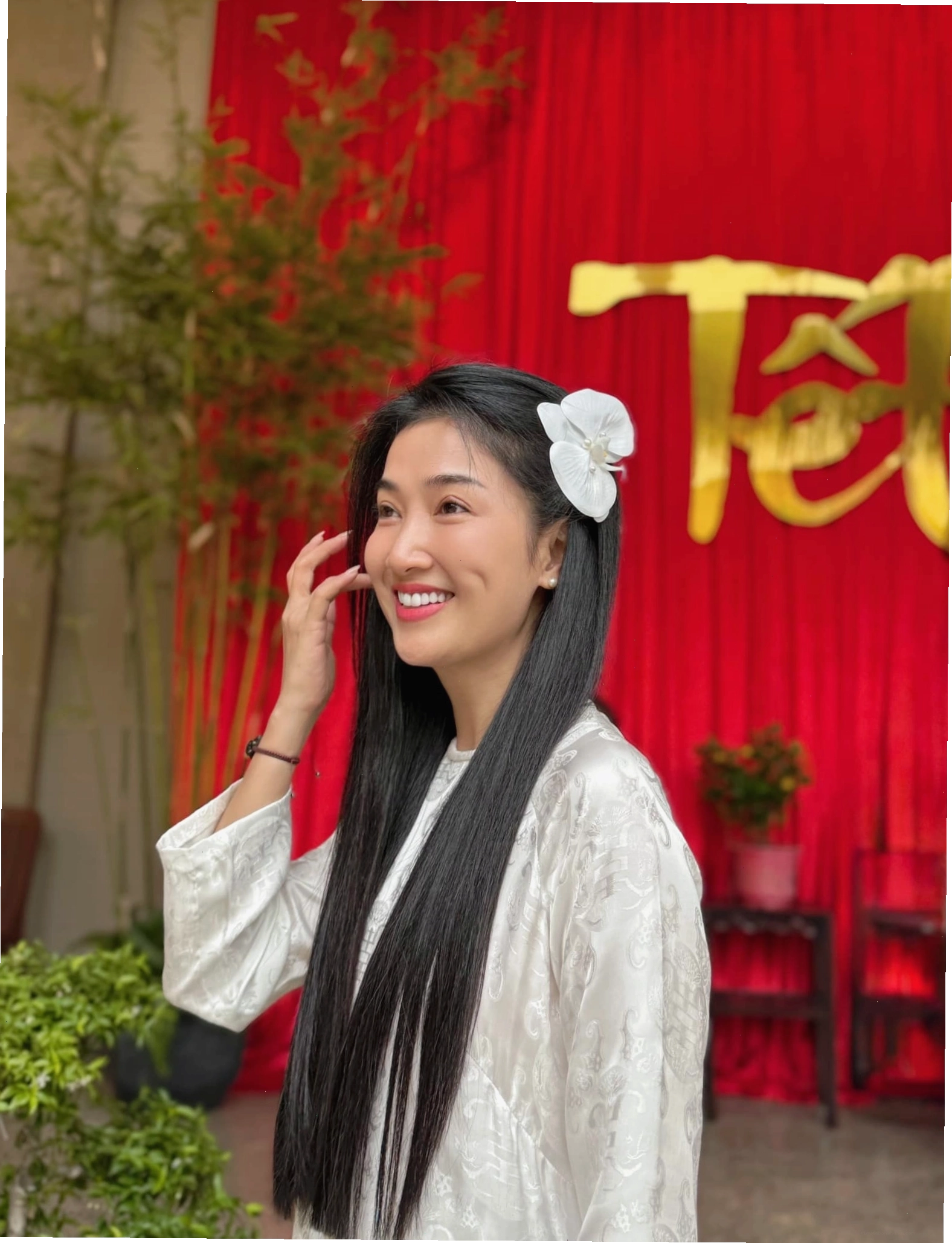 Nụ cười rạng rỡ của Quỳnh Lam