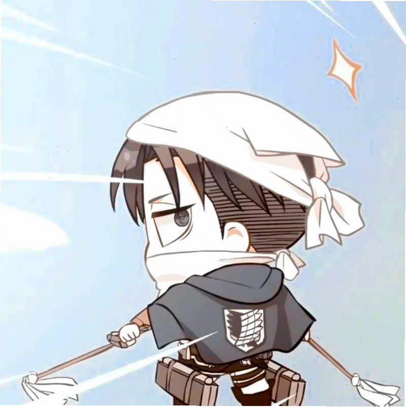 Phiên bản dễ thương Levi Ackerman Chibi Cute cho fan hâm mộ