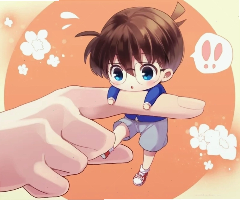 Tải ngay ảnh chibi conan dễ thương và sinh động