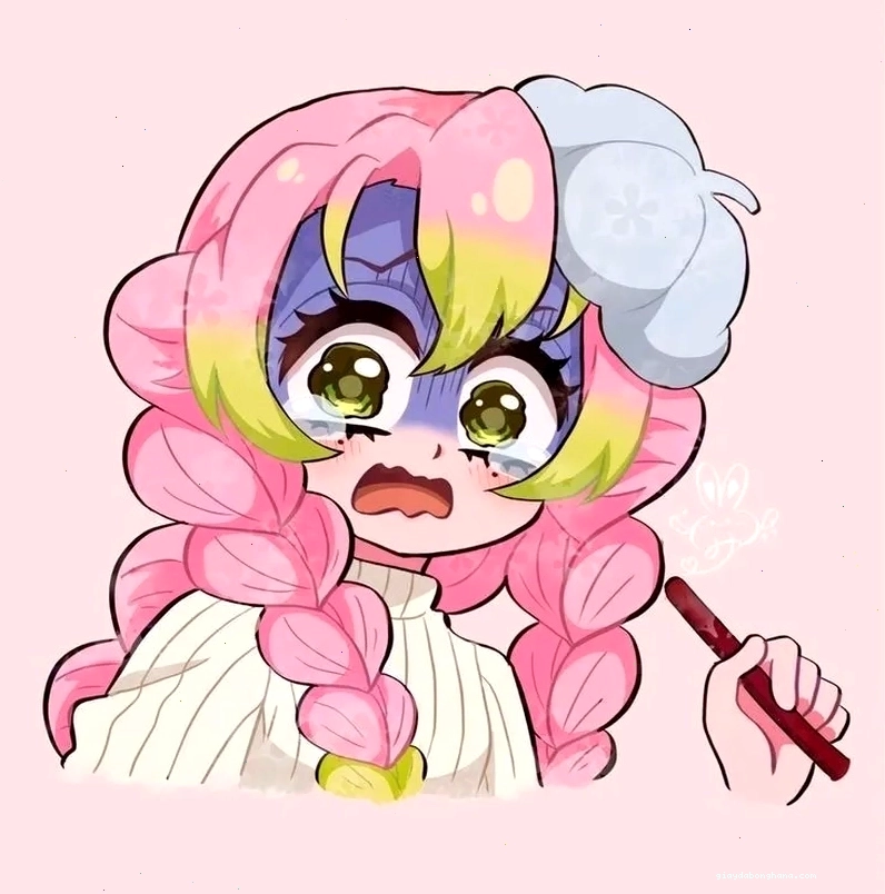 Tải về hình ảnh đáng yêu của Mitsuri chibi cute