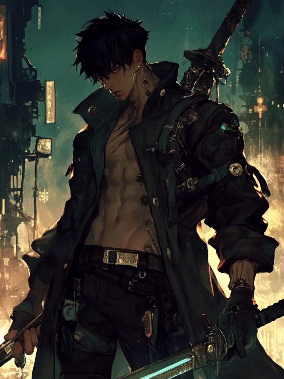 Tạo hình nhân vật anime nam 6 múi với phong cách độc đáo