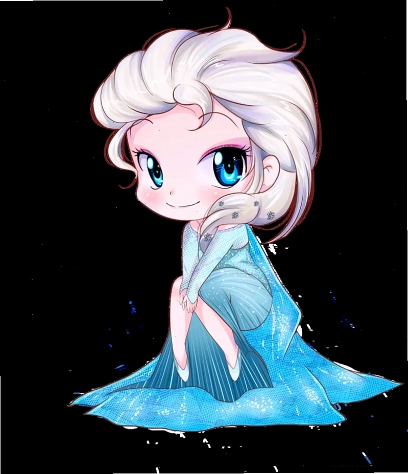 Thả tim cho elsa chibi cute đáng yêu này