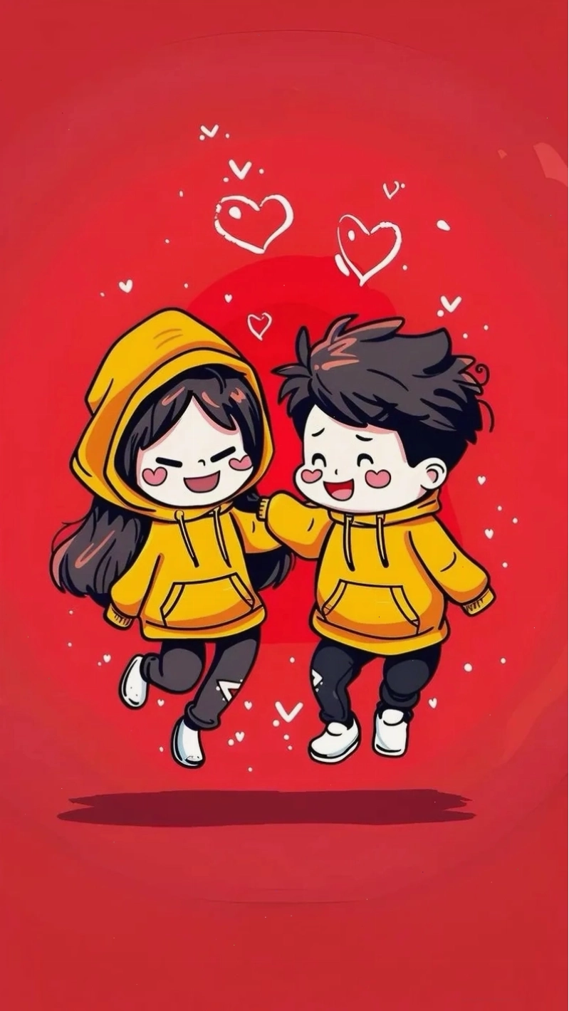 Thế giới ngọt ngào của anime chibi cặp đôi