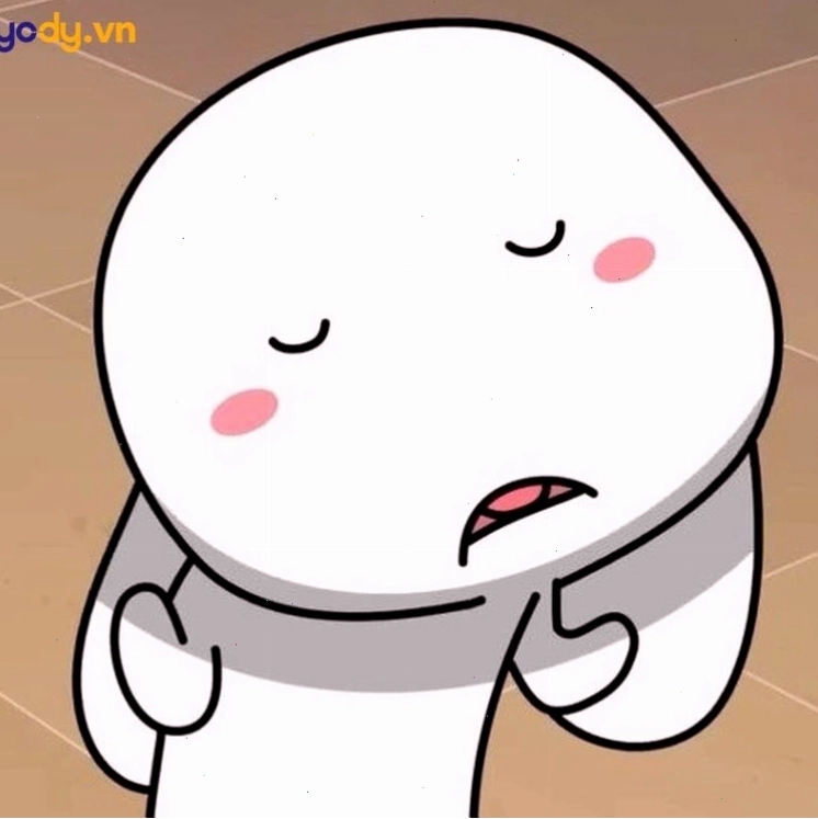 Thỏ bảy màu meme nhắm mắt