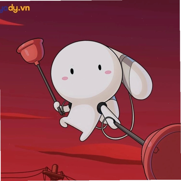 Thỏ bảy màu meme phiên bản nhại
