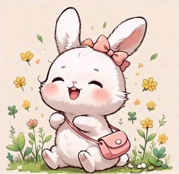 Thỏ theo phong cách chibi anime