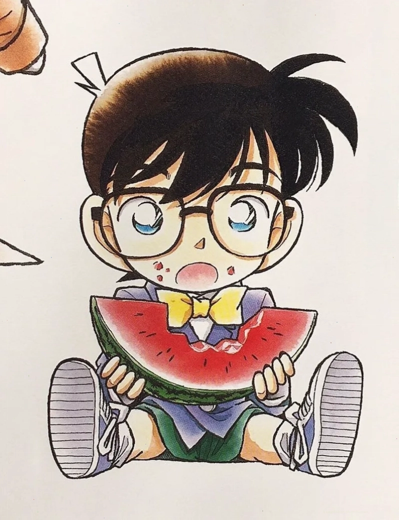 Thưởng thức vẻ dễ thương của ảnh conan chibi