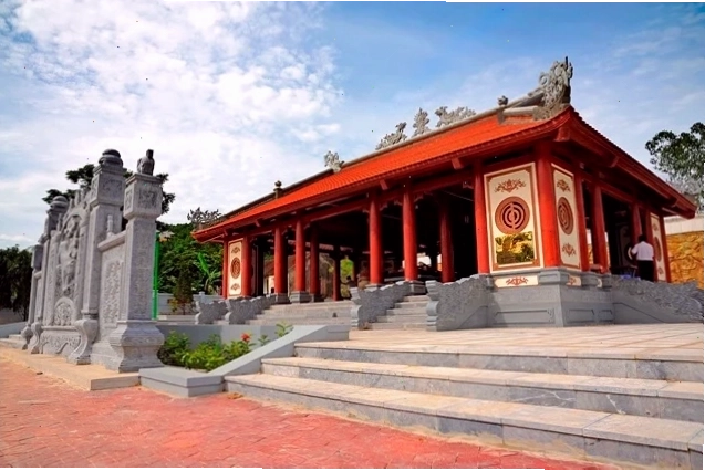 Toàn cảnh khu di tích Truông Bồn Nghệ An nhìn từ trên cao