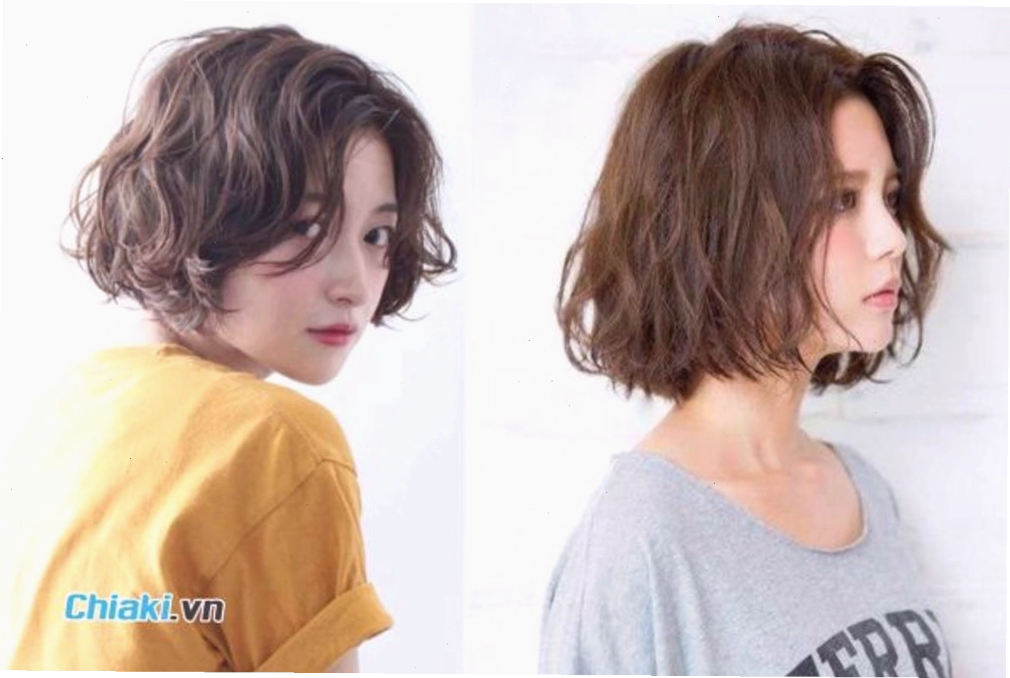 Tóc ngắn xoăn rối tự nhiên
