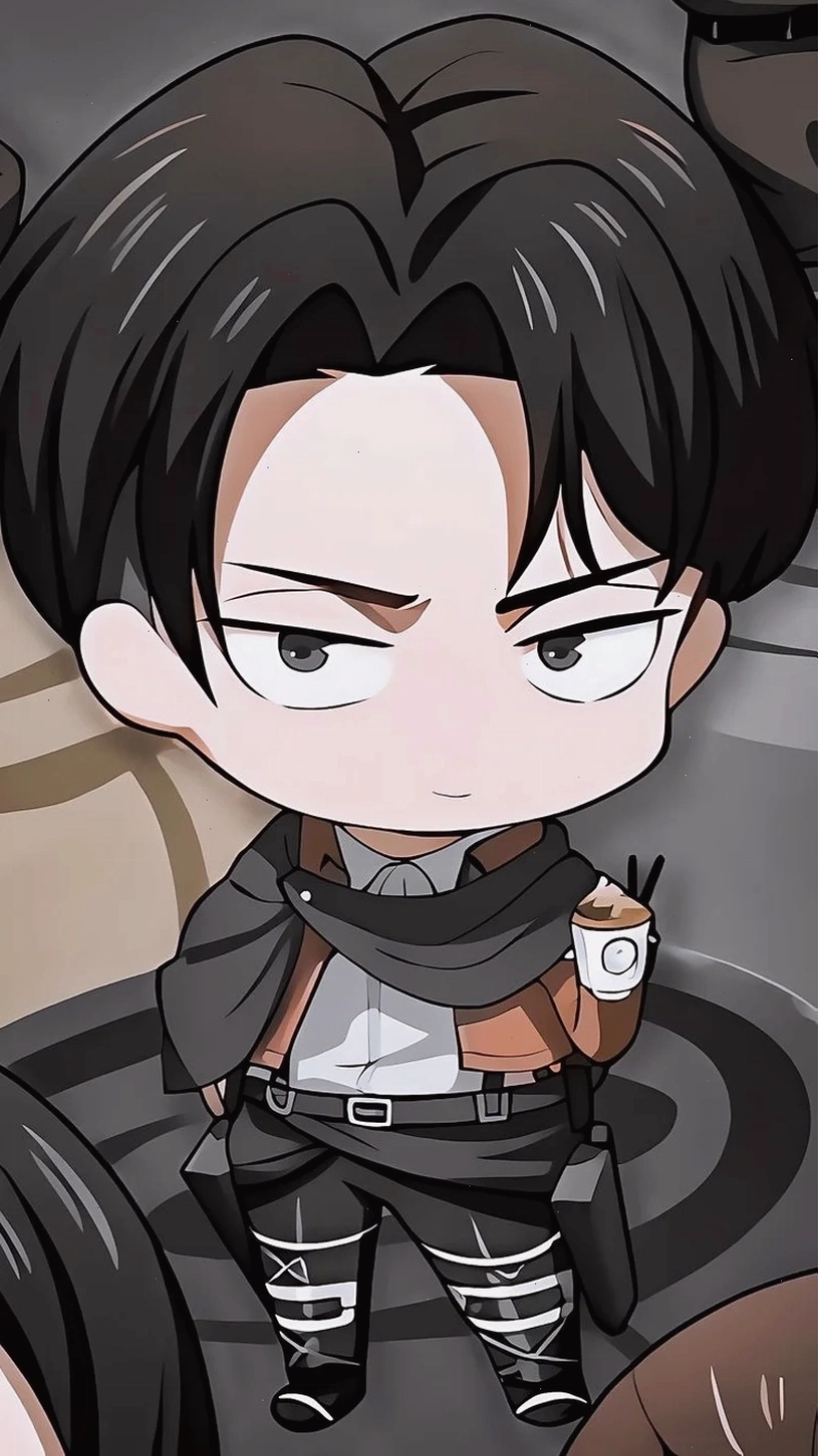 Trang trí màn hình với ảnh levi chibi sinh động