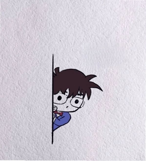 Tranh vẽ Conan chibi 3