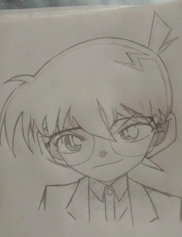 Tranh vẽ Conan chibi 4
