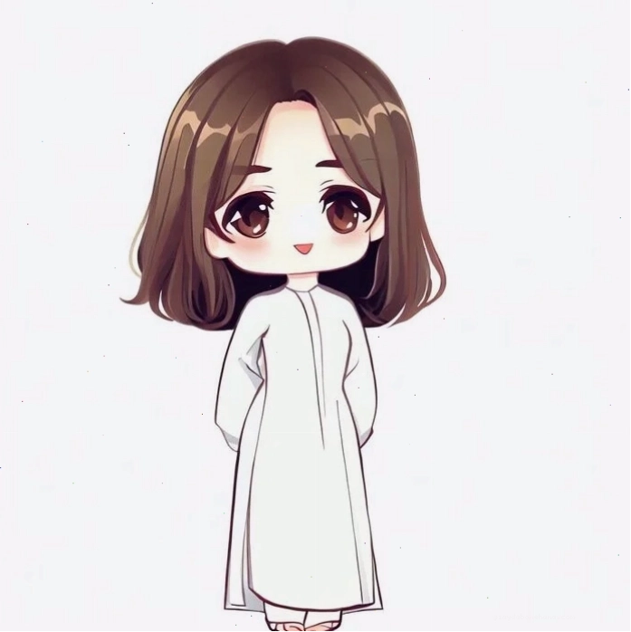 Vẽ cô giáo chibi đơn giản từng bước