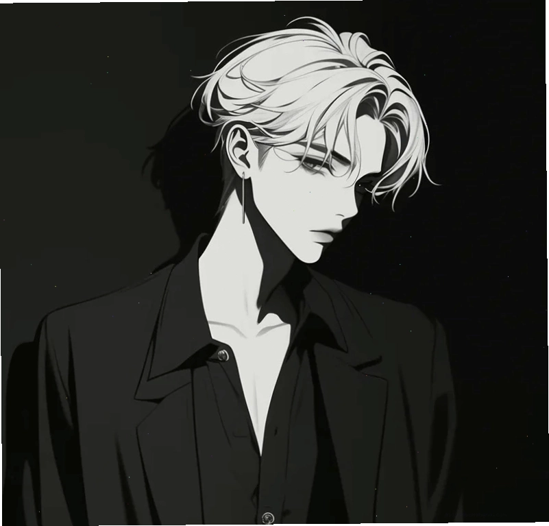 Vẻ đẹp của trai anime ngầu trong tranh vẽ
