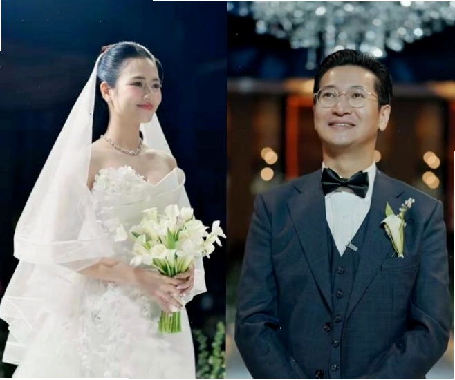 Việt Hoa và Trọng Trí trong ngày cưới tại Hà Nội