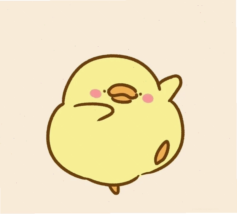 Vịt cute chibi ngập tràn dễ thương với biểu cảm tinh nghịch