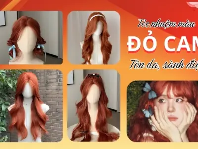 Màu tóc cam - Tạo ấn tượng mạnh mẽ với màu sắc thời thượng