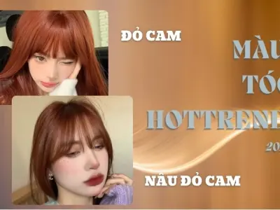 Tóc cam sành điệu – Màu tóc cho những tín đồ yêu sự phá cách