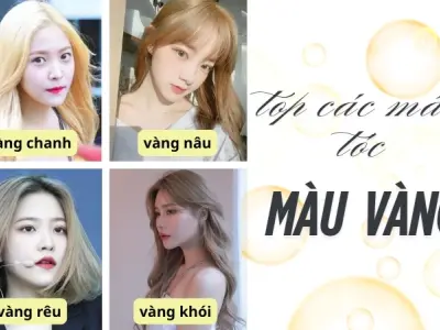 Màu tóc vàng thời thượng tôn nét hiện đại và cá tính riêng