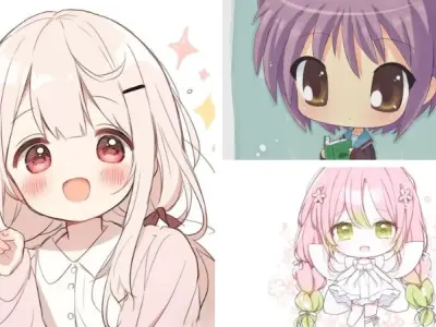 Chiêm ngưỡng bộ sưu tập ảnh nữ chibi cute siêu dễ thương