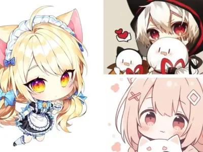 Khám phá ảnh anime nữ chibi cute ngập tràn sự dễ thương