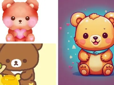 99+ ảnh avatar gấu chibi cute siêu dễ thương cực hot