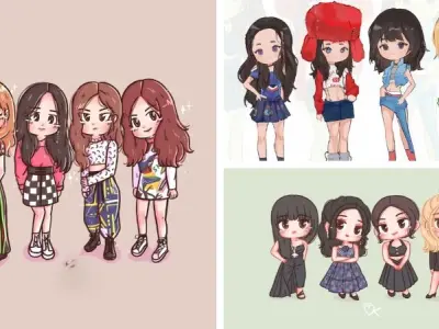 Ảnh Blackpink chibi siêu cute mà fan không thể bỏ qua
