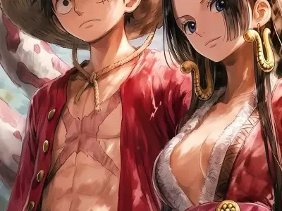 Những ảnh ấn tượng của Boa Hancock và Luffy trong One Piece