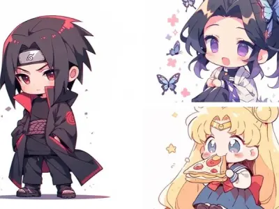 Sưu tập chibi cute ảnh anime đầy màu sắc và dễ thương