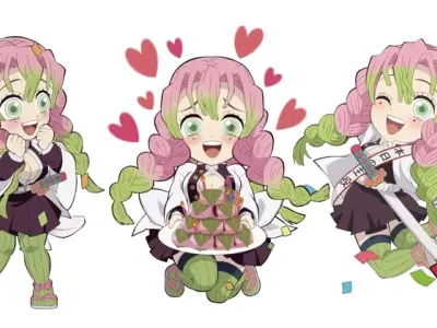 Chiêm ngưỡng loạt ảnh chibi Mitsuri cute siêu cấp dễ thương