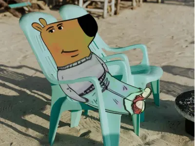 Meme chill guy bùng nổ thư giãn qua bộ ảnh nghệ thuật mới