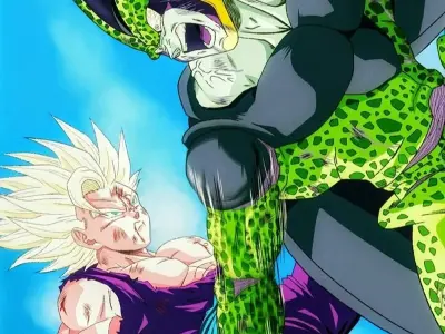Bức ảnh Gohan và các nhân vật Dragon Ball ấn tượng