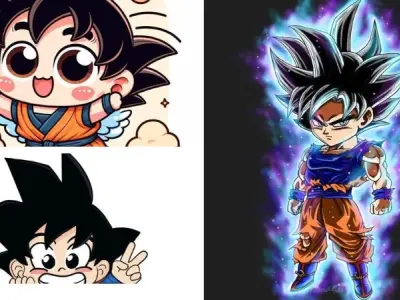 Những ảnh Goku Chibi đẹp mắt không thể thiếu trong bộ sưu tập