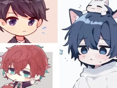 Bộ sưu tập hình cute chibi nam siêu dễ thương cực hot