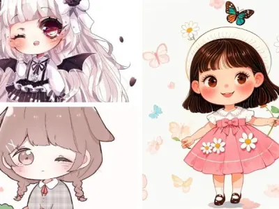 Top những hình nữ cute chibi dễ thương được yêu thích nhất