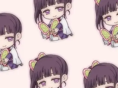 Ảnh Kanao chibi dễ thương cho fan yêu thích Kimetsu no Yaiba