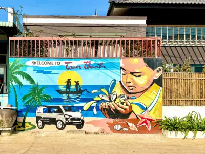 Làng bích họa Tam Thanh - Nghệ thuật đường phố độc đáo
