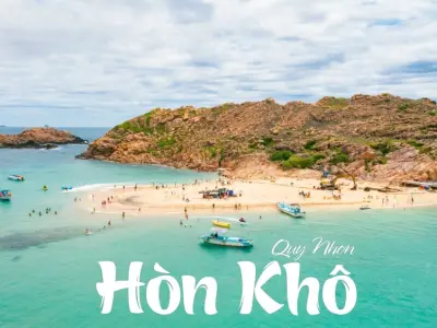 Hòn Khô - Khám phá cung đường đi bộ giữa lòng biển