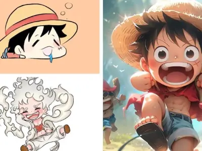Ảnh Luffy chibi dễ thương, đẹp nhất dành cho fan One Piece