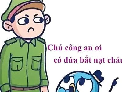 Ảnh công an meme bùng nổ hài hước qua bộ ảnh nghệ thuật