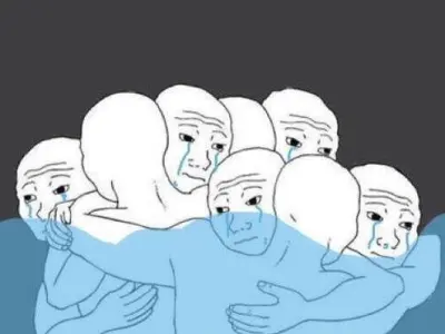 Ảnh meme ôm bùng nổ cảm xúc qua bộ sưu tập nghệ thuật