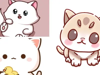 99+ ảnh mèo cute chibi dễ thương hết nấc không thể bỏ lỡ